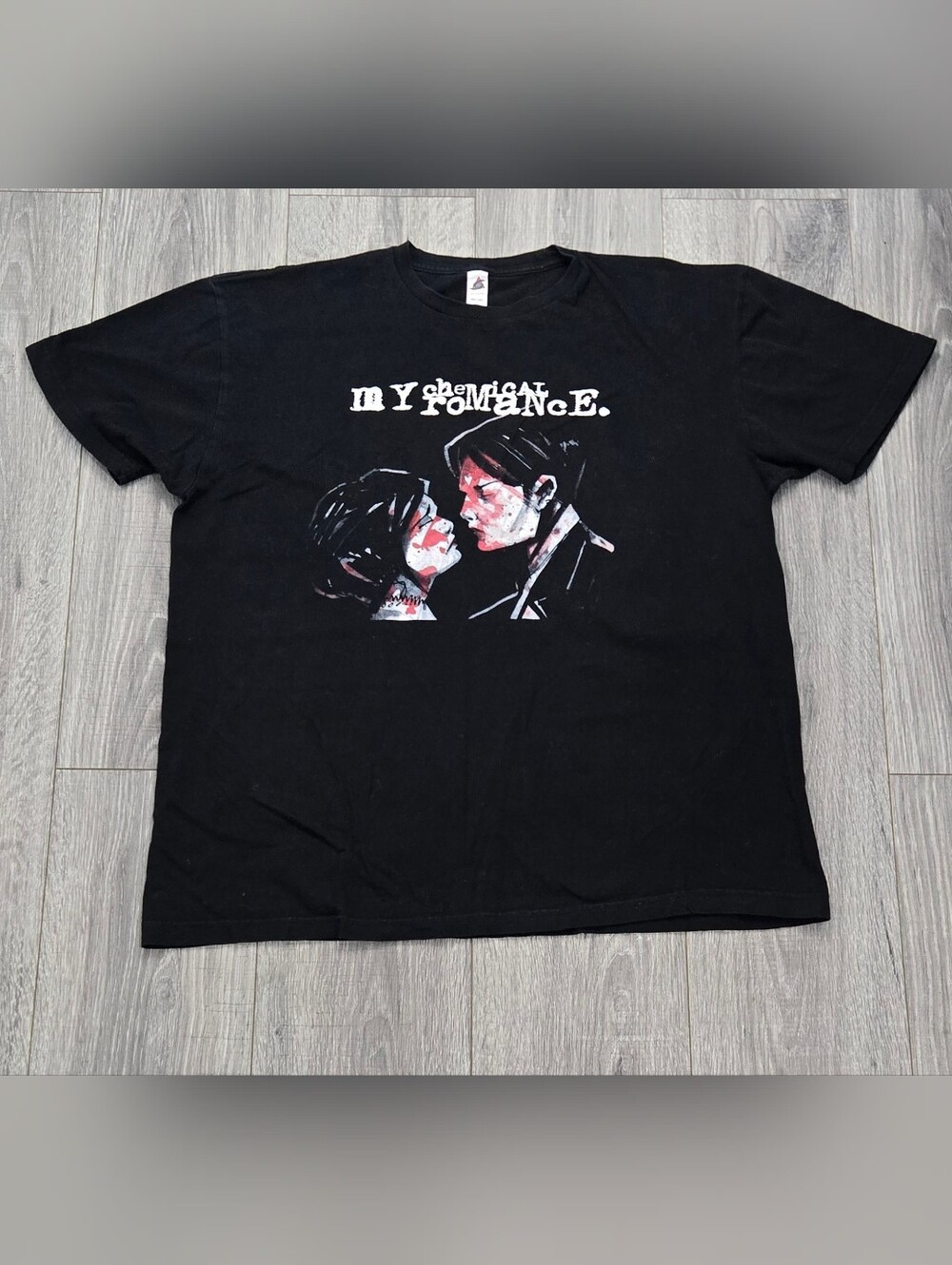 My Chemical Romance Helena Graphic Tee Black Emo MCR Band Shirt Y2K Alt.